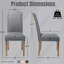 Chaise de salle à manger rembourrée en tissu Parsons (ensemble de 2)-7156478