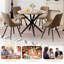 Vintage Style Dining Table - Round Table  For 4 To 6 People - 100 X 77 Cm (W X H)-939897427