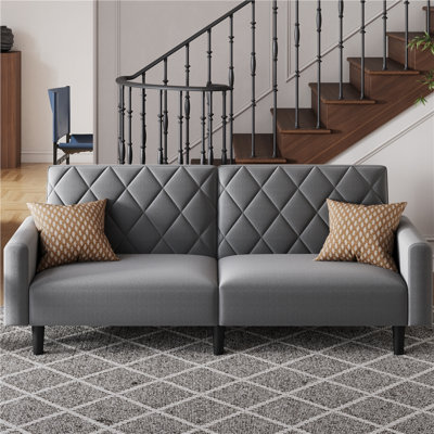 2-Seater Sofa Bed Aidden With Adjustable Backrest