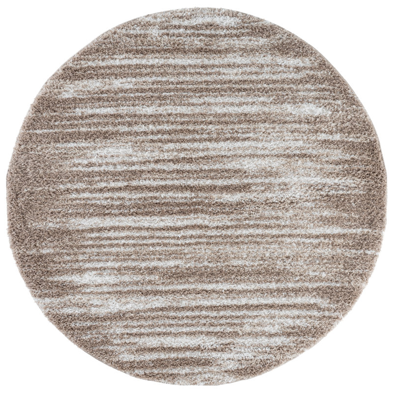 Atlantis Shag 104 Performance Abstract Rug, 6'-7" X 6'-7" Round