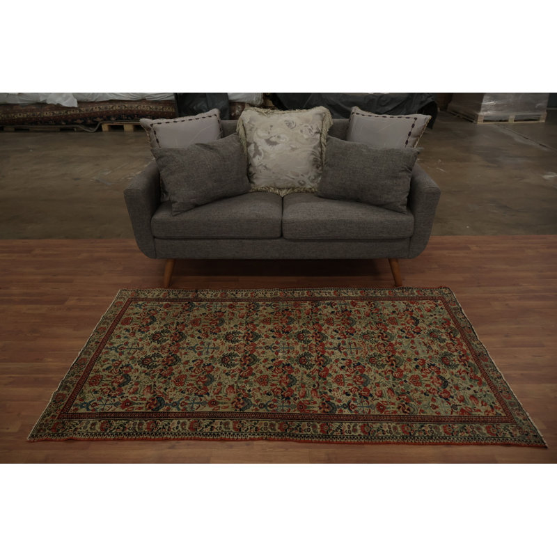 Tapis antique pré-1900 4 x 6 pour tout décor de salon