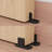Black Rustic Straight Design Double Track Bypass Four Door Barn Door Hardware Kit(Doors Not Included)-53680758