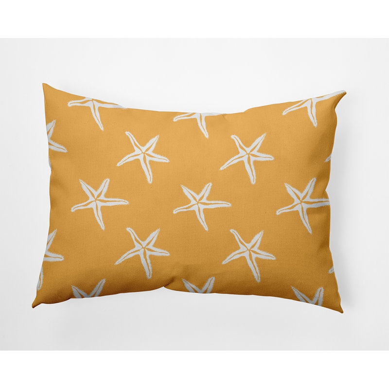  Housse et coussin rectangulaires en polyester / mélange de polyester par E by Design, Jaune