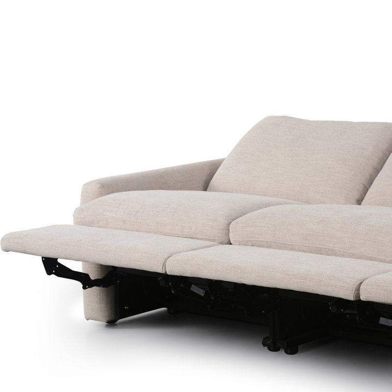 Tillery Power Reclining Sofa, Laken Stone Performance Weave