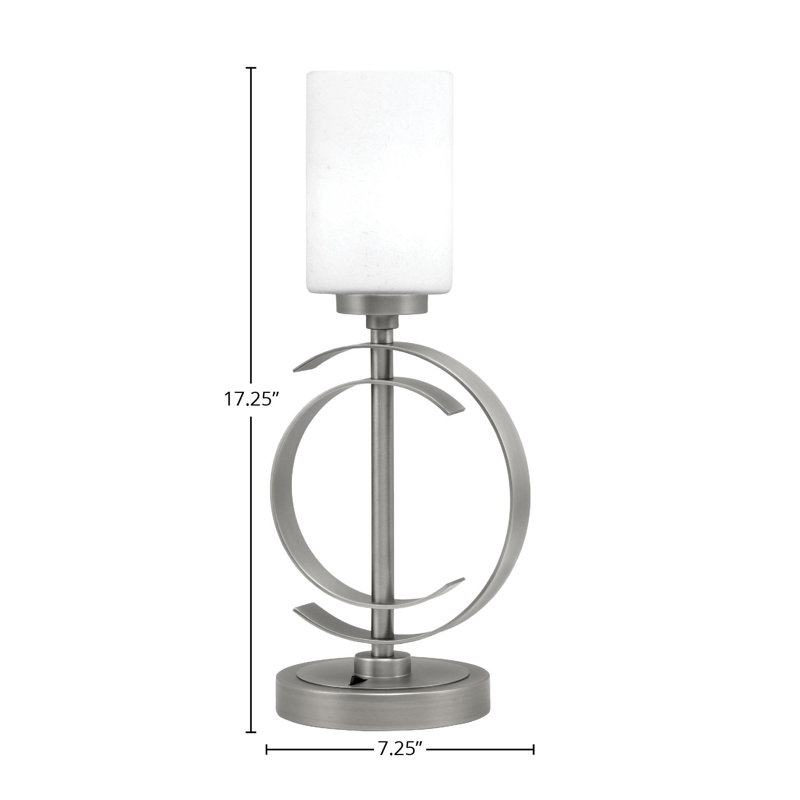 Lampe de table Armida, Blanc, Graphite