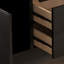 Buffet noir simple