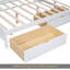 Lit de jour en bois avec 2 tiroirs, lit de jour avec tablette de rangement et ports de chargement USB, blanc-1064458111-1064458110