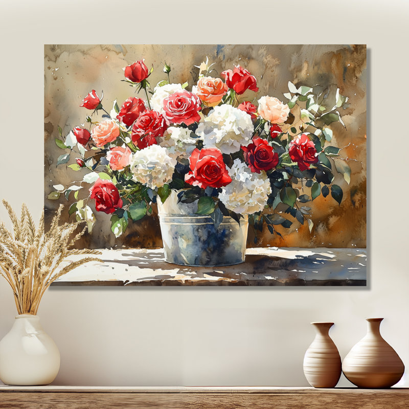 Arrangement floral Barnyard Blossom At The Barn I - Bouquets assortis, H 16 po x l 32 po