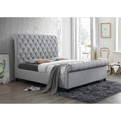 Sandara Queen Tufted Sleigh Bed -  Darby Home Co, C9177979C46841D0AA9CFBC6A10D0B75