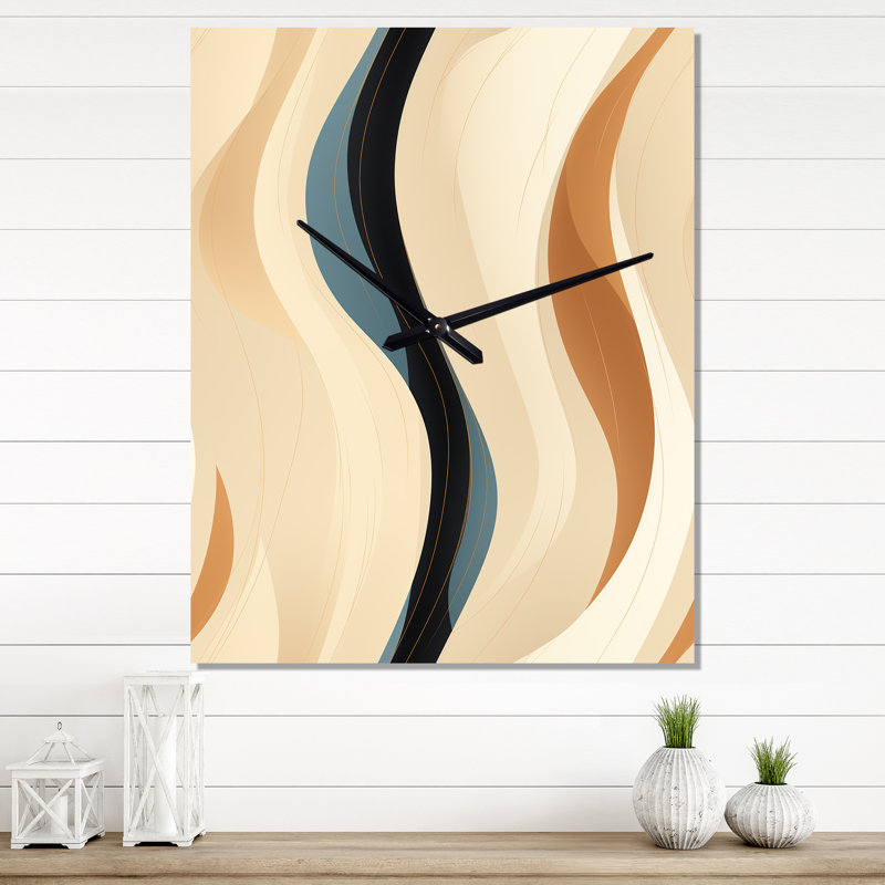 Jasticah - Horloge murale moderne, H 40 po x l 10 po x P 1 po