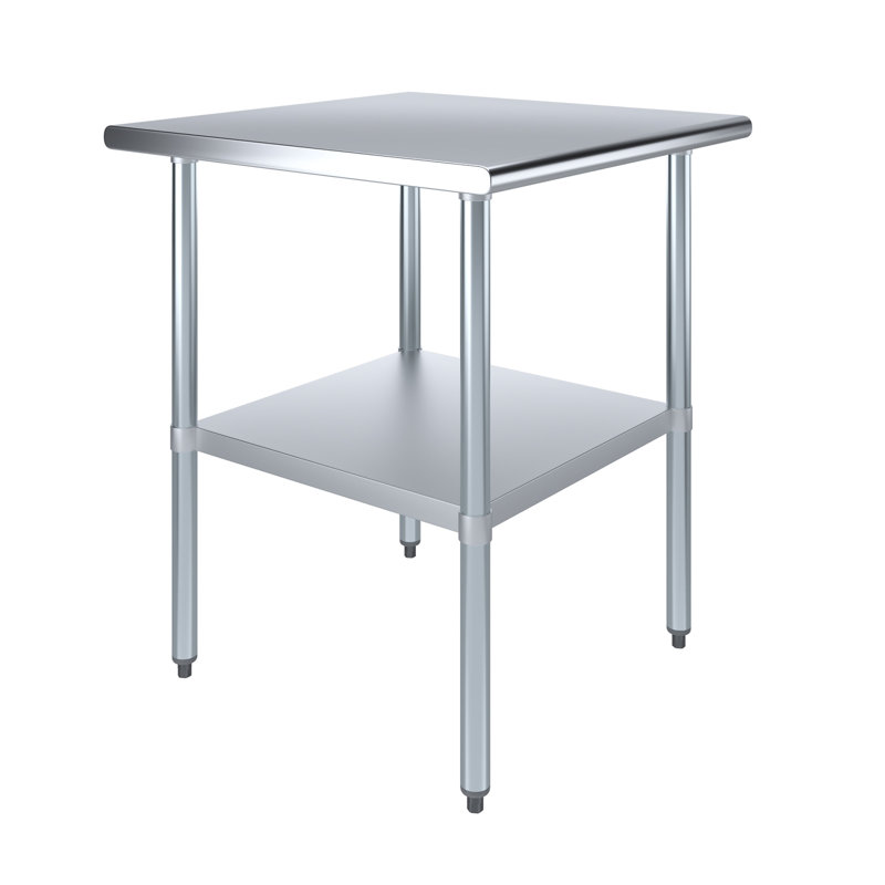 Stainless Steel Top Workbench, 35" H x 30" W x 30" D