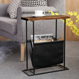 Solid Wood Top End Table
