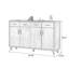 Rangement pour chaussures en bois massif brun noisette