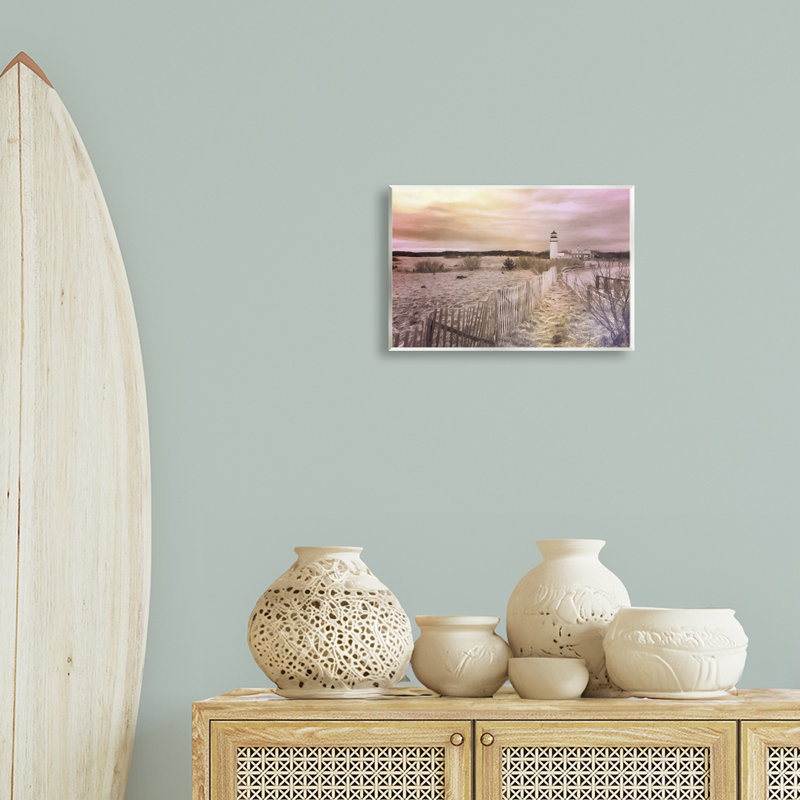 Chemin vers le phare, art mural sur plaque par Graffi *ee Studios, H 10 po x l 15 po