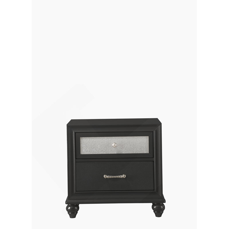 Table de chevet de rangement moderne pour une chambre à coucher, offrant un rangement pratique et un look élégant pour un décor de chambre à coucher amélioré.