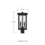 Lampadaire d'extérieur 3 lumières 3 lumières-1348702786