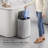 13.2 Gallon Steel Motion Sensor Odor Resistant Trash Can with 15 trash bags-98350501