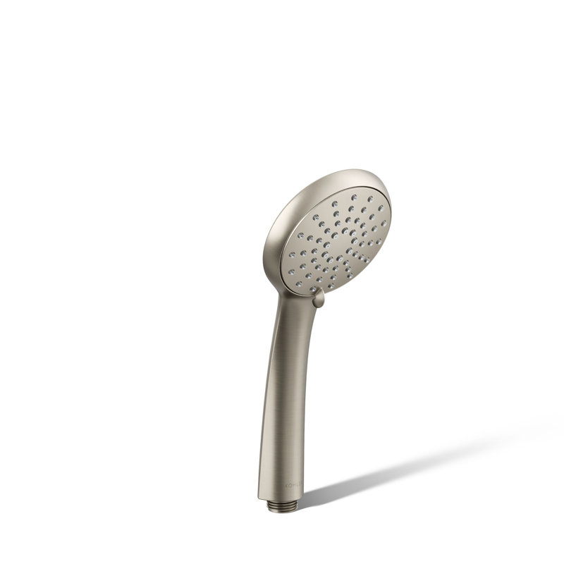 Douche à main à trois fonctions Bellera, Nickel brossé, 2.5 GPM
