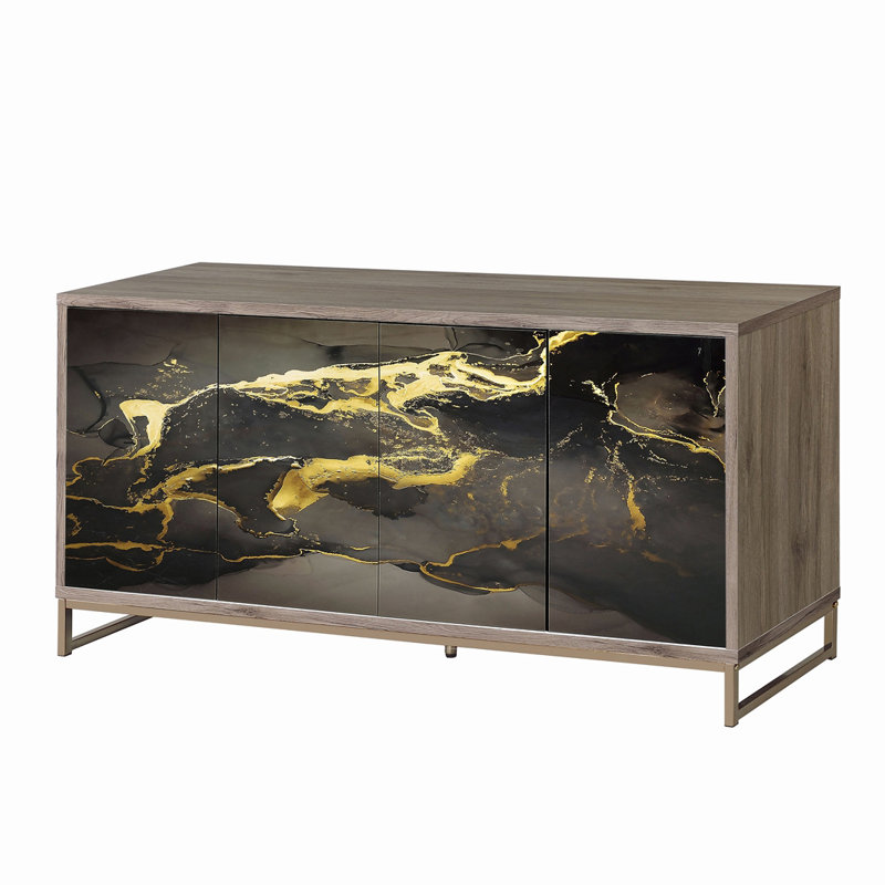 Console en marbre noir