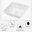 Myhomekeepers 16'' Ceramic Rectangular Bathroom Sink