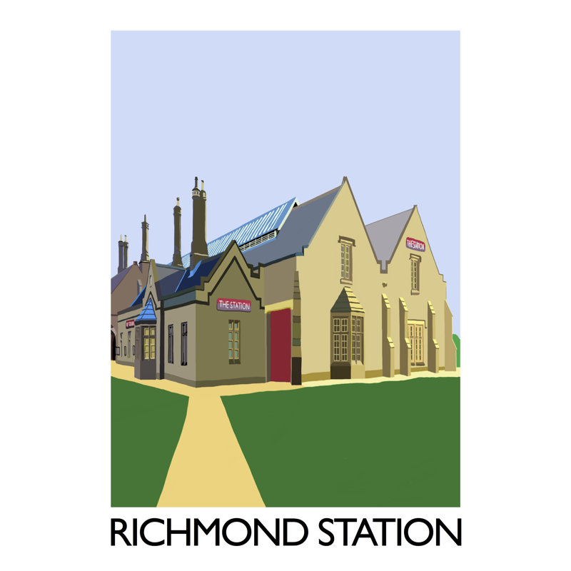 'Richmond Station' by Richard O'Neil - Print, 40 cm H x 30 cm W x 1 cm D, No Frame