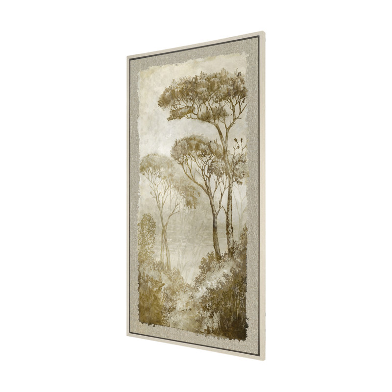"Harishan Vista III" par Studio, reproduction d'art encadrée à la main, Timeless Vista III