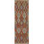 Tapis de couloir oriental géométrique Kilim 3 x 10