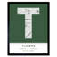 Tijuana Mexico City Map - Single Picture Frame Typography