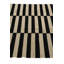 Tapis noir et blanc Ivey