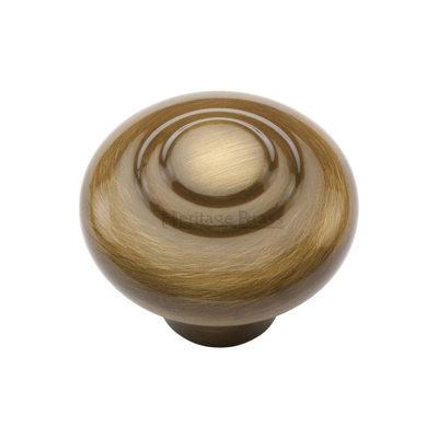 Heritage Brass Heritage Cabinet Knob Round Bead Design