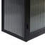 Armoire murale moderne à deux portes avec portes en verre 27,56 po Rielley-87835825