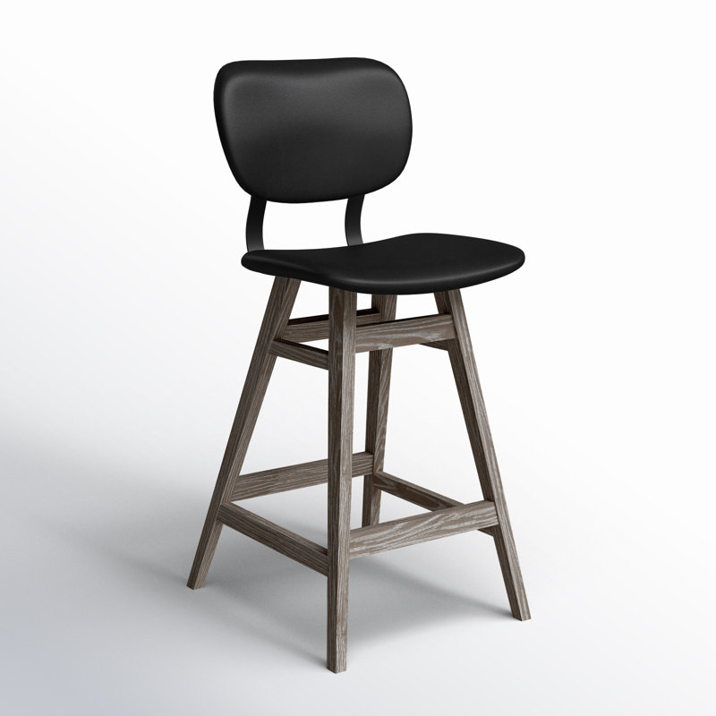 Tabouret de comptoir 26,77 po Pierce, Noir