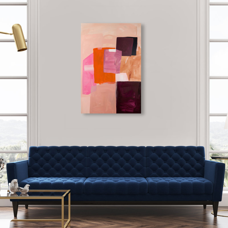 Bold Foundations II Canvas Abstract Print by Oliver Gal, Black Frame, 10 x 15, 36"H x 24"W, Canvas Unframed