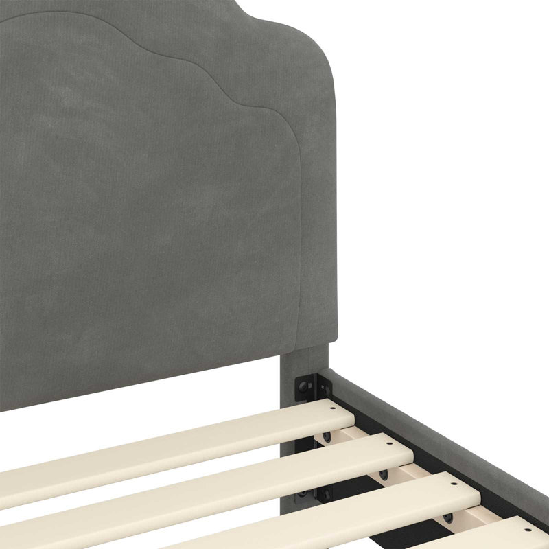 Bed Frame, Cot Bed / Toddler (70 x 140cm), Dark Grey