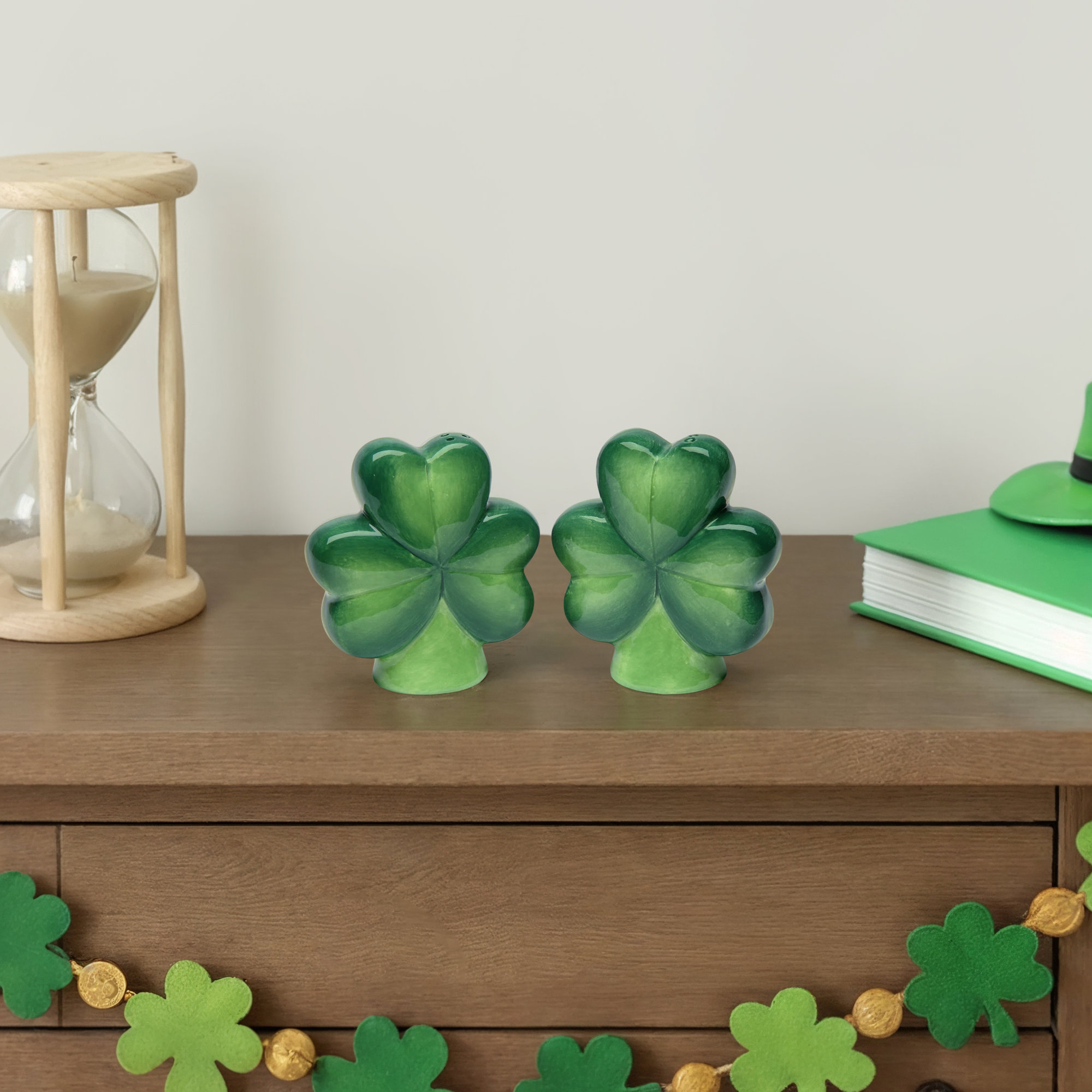 Shamrock Salt and Pepper