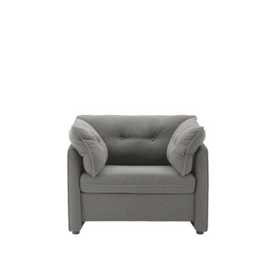 Fauteuil moderne en chenille pour différents espaces - salon, chambre à coucher, bureau, balcon tricoté, moelleux, sans boulochage, support de pied épais de 3 cm, 62,18 lb. Poids, plusieurs pièces en chenille de style gris,