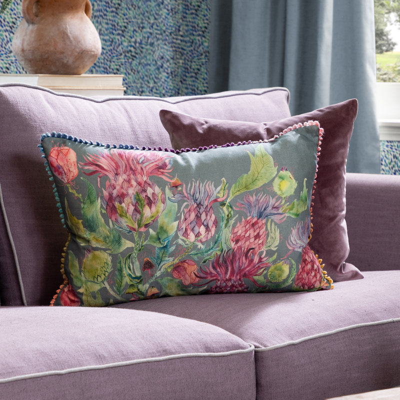 Throw Cushion, Gray