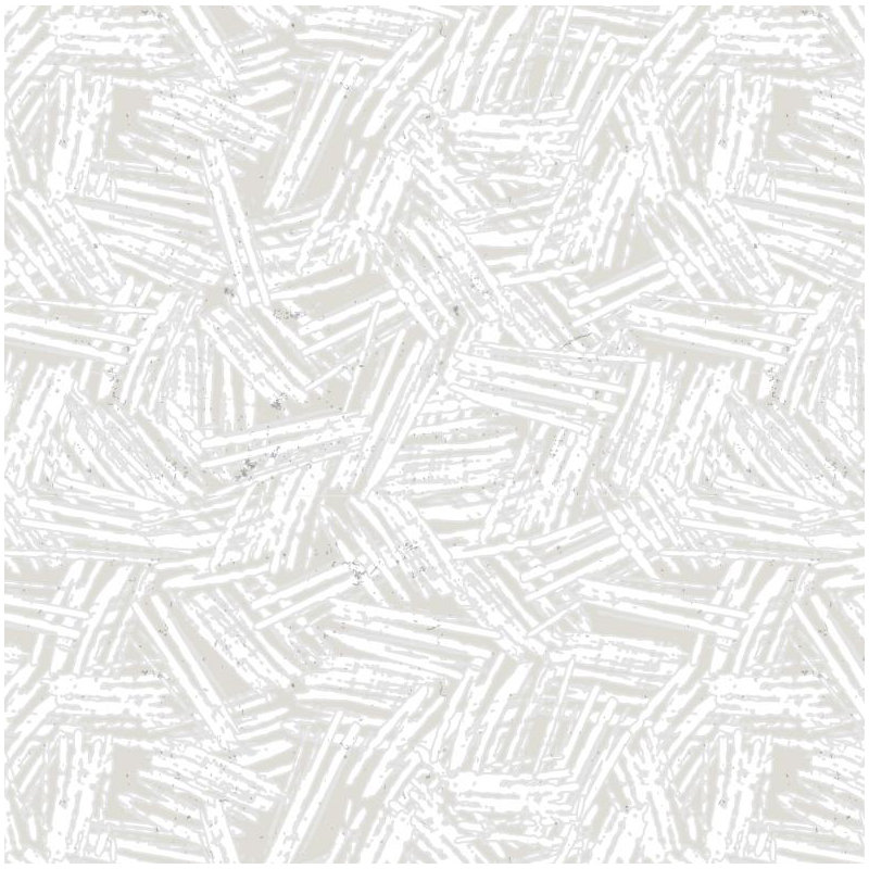 Eleven Abstract Wallpaper Roll by Jamie Graney, Vapor/White
