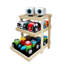 Tablette 15 po x 17,8 po x 18 po à 3 couches en bois, idéale pour l'organisation de garde-manger, les grandes surfaces, les épiceries et le support de concession