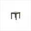 3 tiroirs peu encombrants - blanc et amp; Table basse noire, pièce décorative polyvalente pour le salon / chambre à coucher
