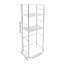 Tablette en acier inoxydable, tablettes de rangement pour la cuisine, tablette de rangement pour la cuisine, garage