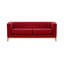 Buker Velvet Square Arms Sofa-372249302-382504802