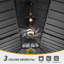 20 Ft. W x 14 Ft. D Galvanized Steel Patio Gazebo with Double Roof-111150876-111150878