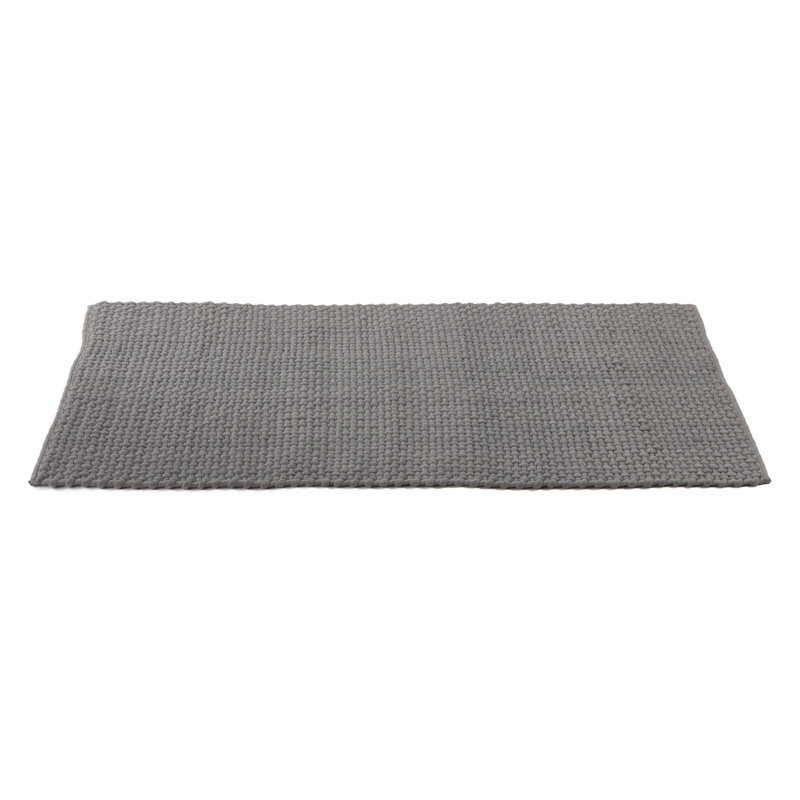 Solid Colour Cotton Area Rug, Rectangle 170 x 240cm
