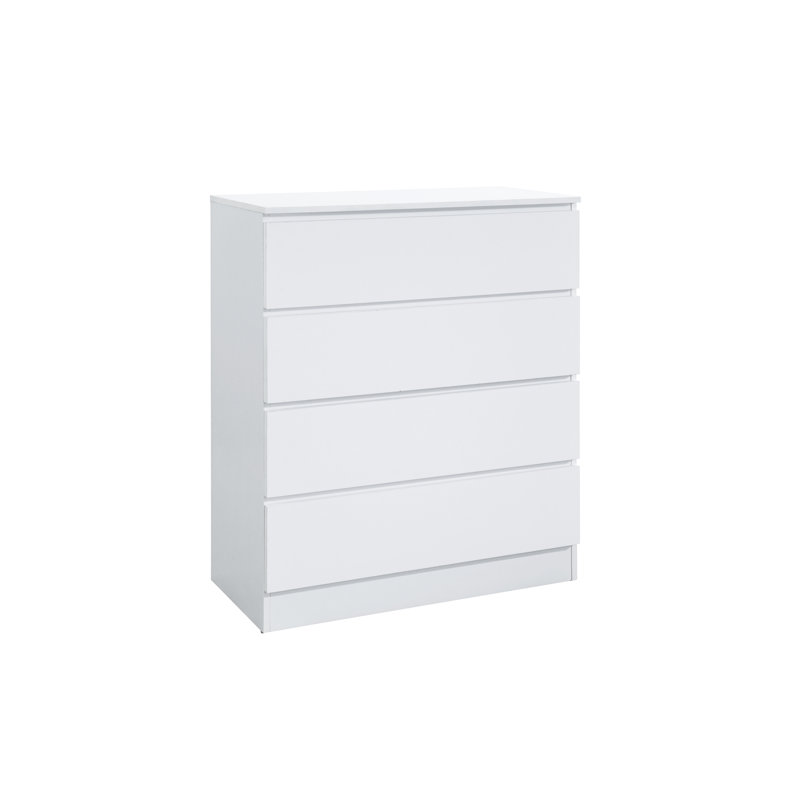 Onyx 4 Drawer 80Cm W Chest of Drawers, White