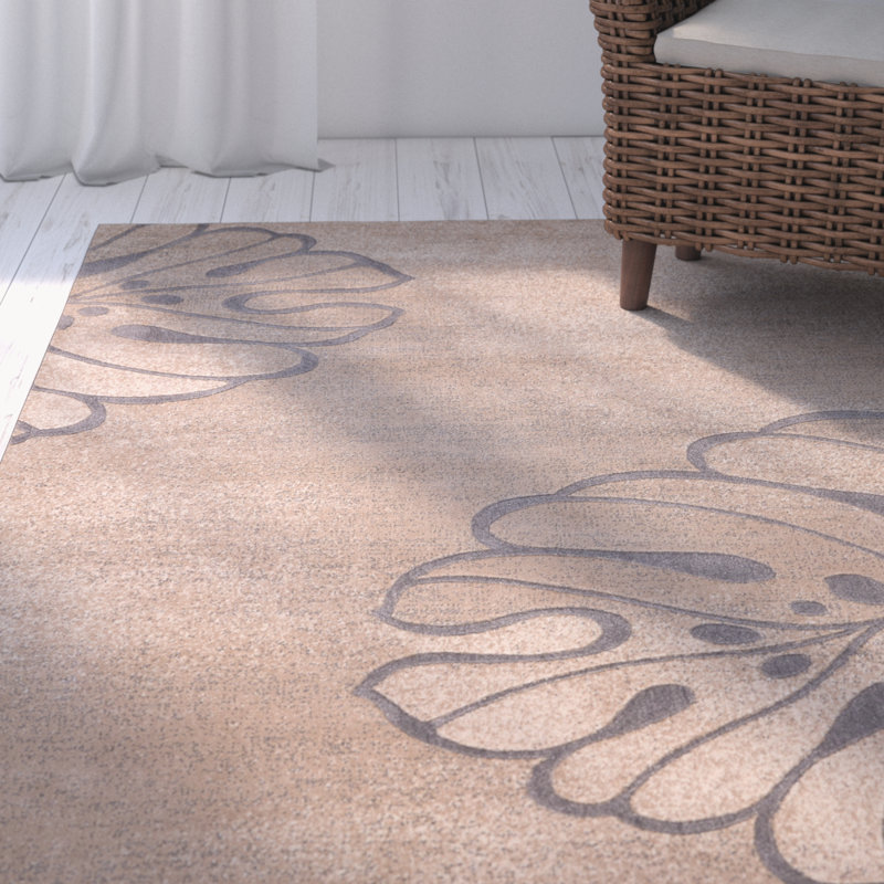 Langan Floral Indoor Rug, Rectangle 9'3" x 12'9"