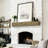 Fireplace Mantel Handmade Rustic Wood Mantel for Over Fireplace Wall Mounted Floating Mantle Shelves for Living Room Decor-616279390-616279378
