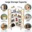 167 cm H x 80 cm W Corner Bookcase-686665987-686665998