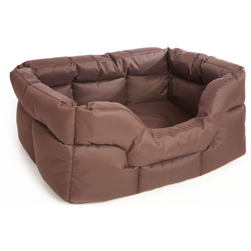 Decimus Polyester Pet Bed, Jumbo (35 cm H x 88 cm W x 72 cm D), Brown