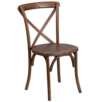 Chaise à dossier en croix
